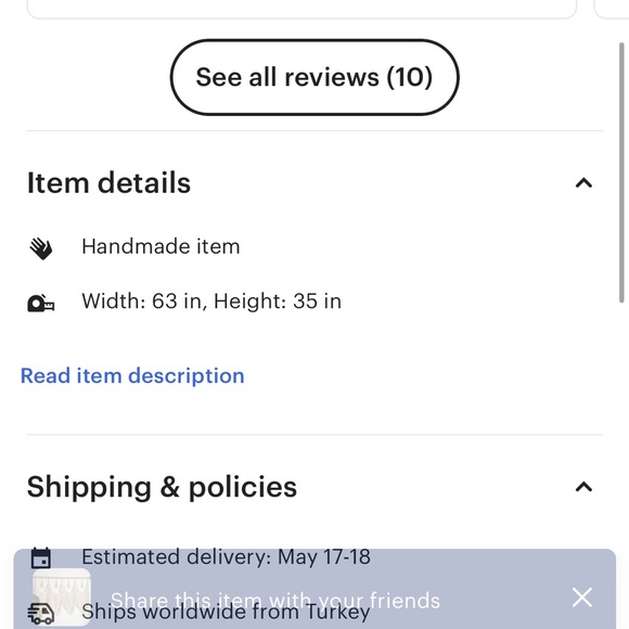 Hanging macrame design - Picture 3 of 5